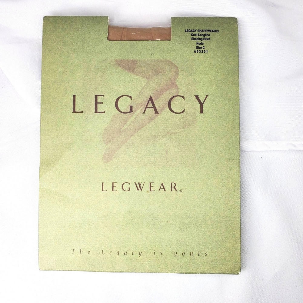 Legacy Shapewear Cool Longline Shaping‎ Brief Nude Size C A53201 USA